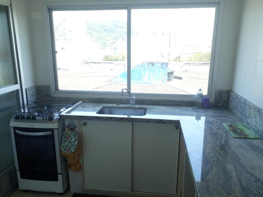 Apartamento Cobertura Com Area Externa Com Vista Para O Mar Na Melhor Praia Do Guaruja Tombo Exterior foto